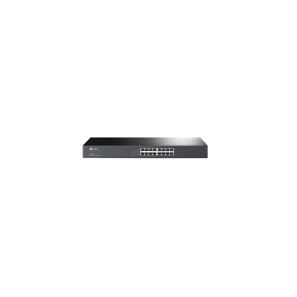 TP-LINK TL-SF1016 (E)(CH) 16-port 10/100M Switch, 16 10/100M RJ45 ports, 1U 19-inch rack-mountable steel case - Image 1