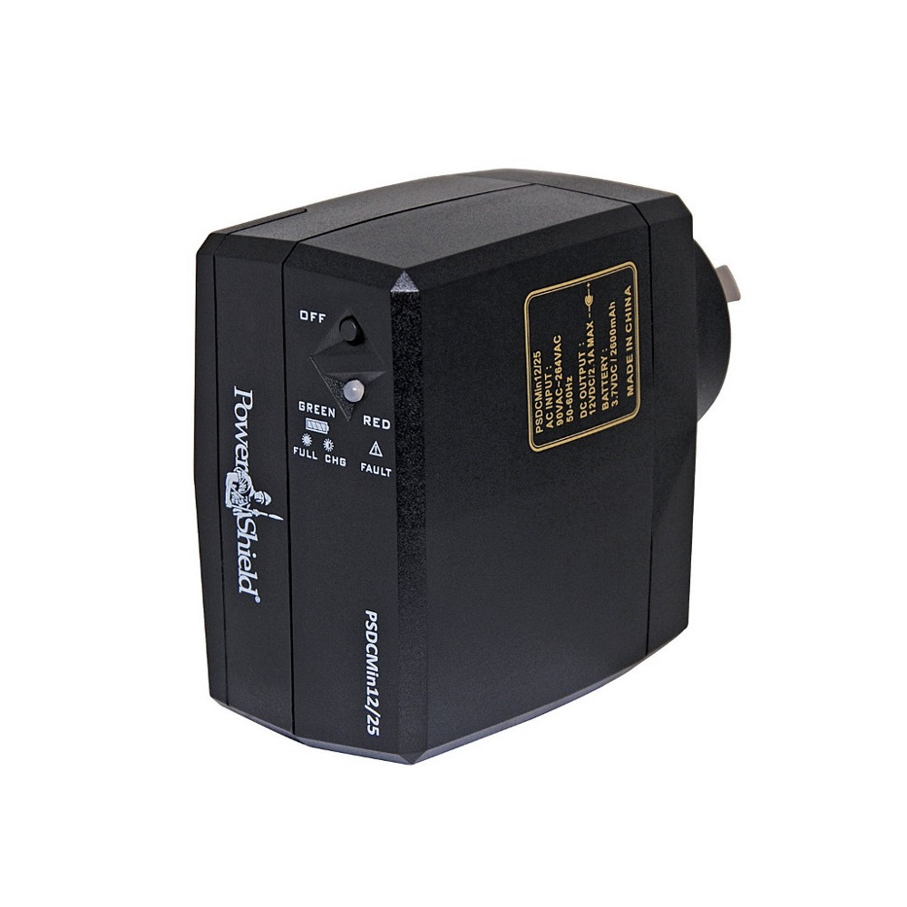 PowerShield PSDCMIN12-18 DC Mini 12V DC 18W (1.5A) Plug Pack UPS, compact and efficient power backup for small DC devices - Image 1