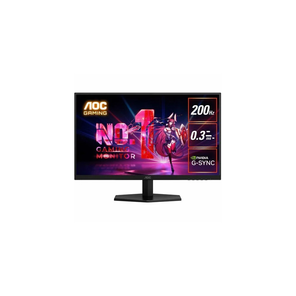 AOC 27G42E/75 27IN 27G42E FHD 1920X1080 180HZ 1MS IPS 16:9 W-LED GAMING MONITOR HDMI/DP EARPHONE IN TILT VESA100X100 3 YEARS WARRANTY - Image 1