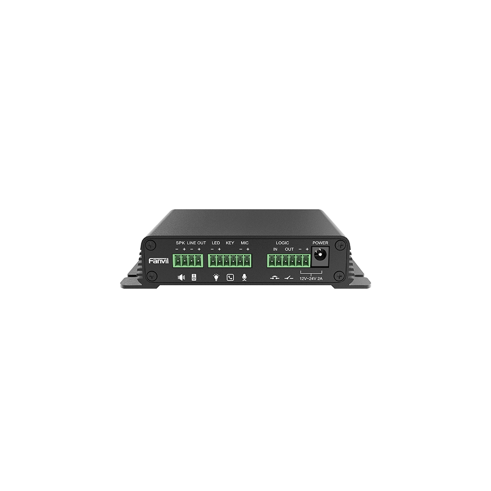 Fanvil PA2S Video Intercom & Paging Gateway, Emergency call button interface, active call, NVR video recording, standard RJ45 interface - Image 1