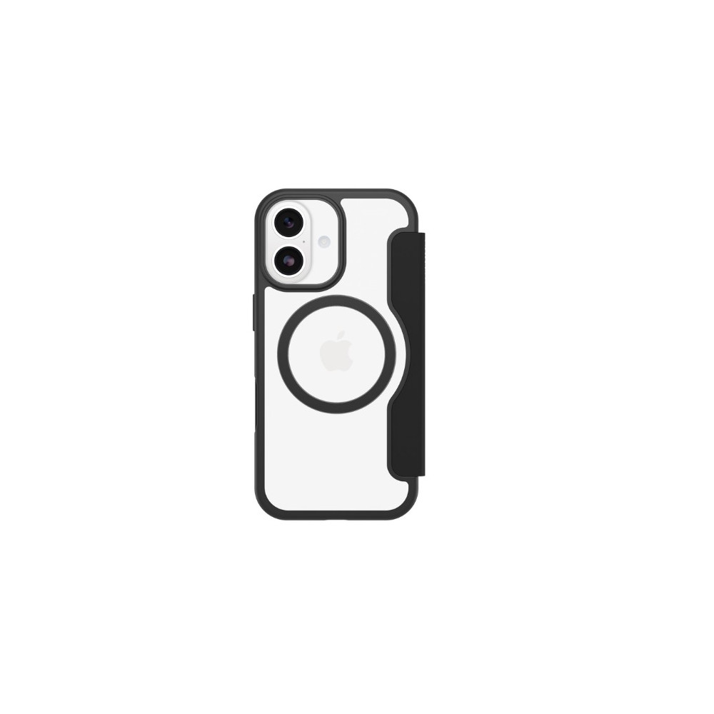 Otterbox 77-98586 React Folio MagSafe Apple iPhone 17 (6.3') Case Black Crystal (Clear/Black) - , DROP+ Military Standard, 7 Years Warranty - Image 1