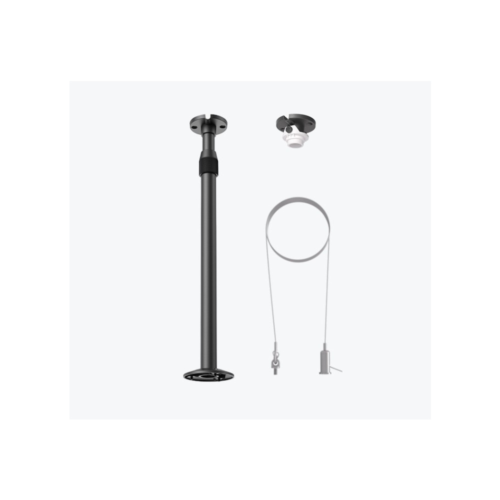 Yealink CM-MOUNTKIT , Next-Level Mic Deployment, All-in-One Solution:Every Scenario,3 Suspension Ropes, 1 Ceiling Mount, 1 Length-Adjustable Pole - Image 1