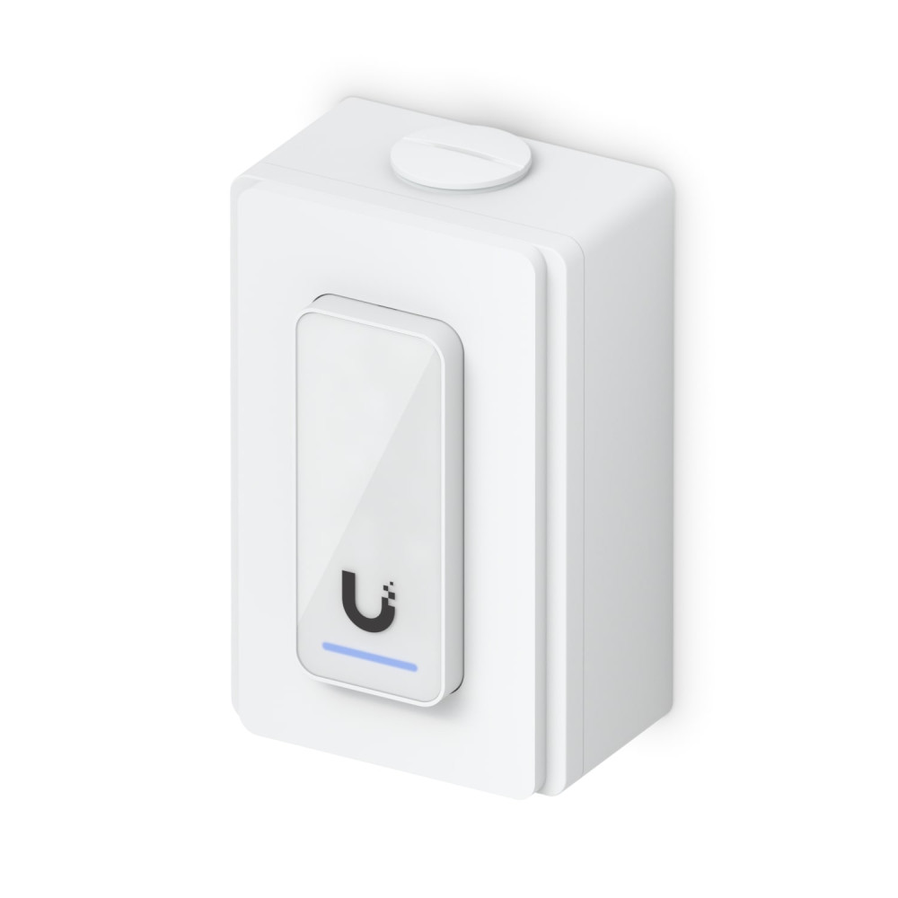 Ubiquiti UACC-READER-JB-W Reader Junction Box,White, For UniFi Access Readers & Intercom Viewers, Support Flat Surface Mounting & Attachment to 3/4' Conduit - Image 1