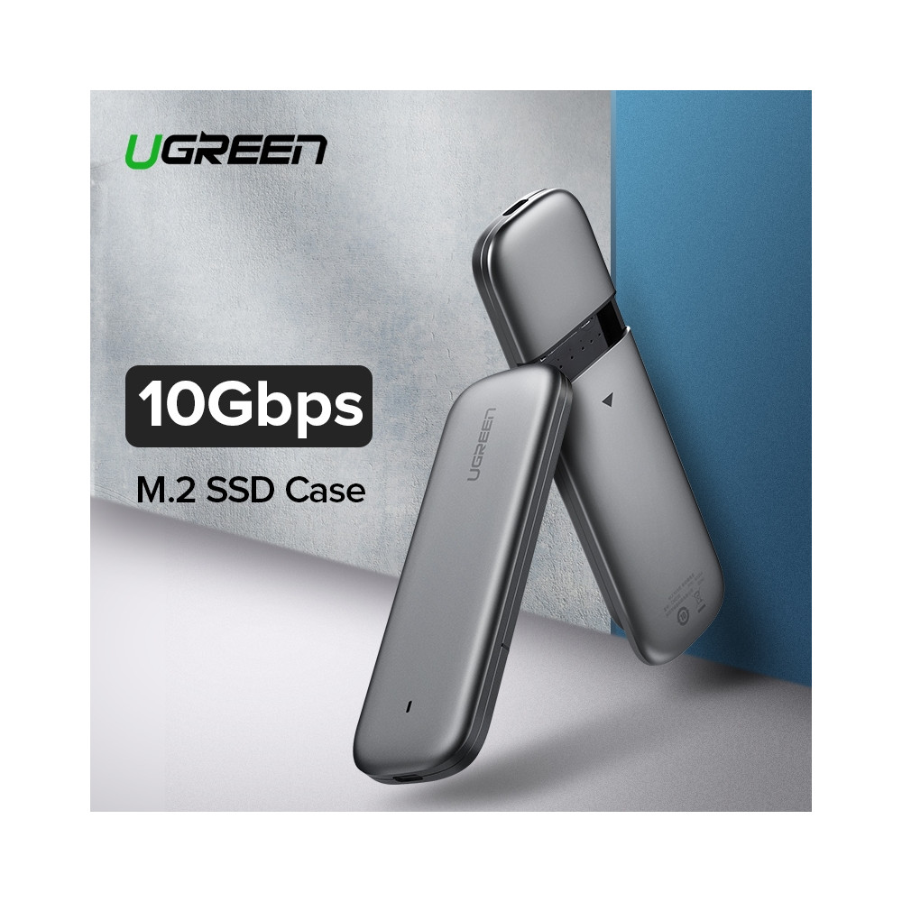 UGREEN 6957303863549 60354 Enclosure for M.2 PCI-E NVME SSD (10Gbps) - Image 1