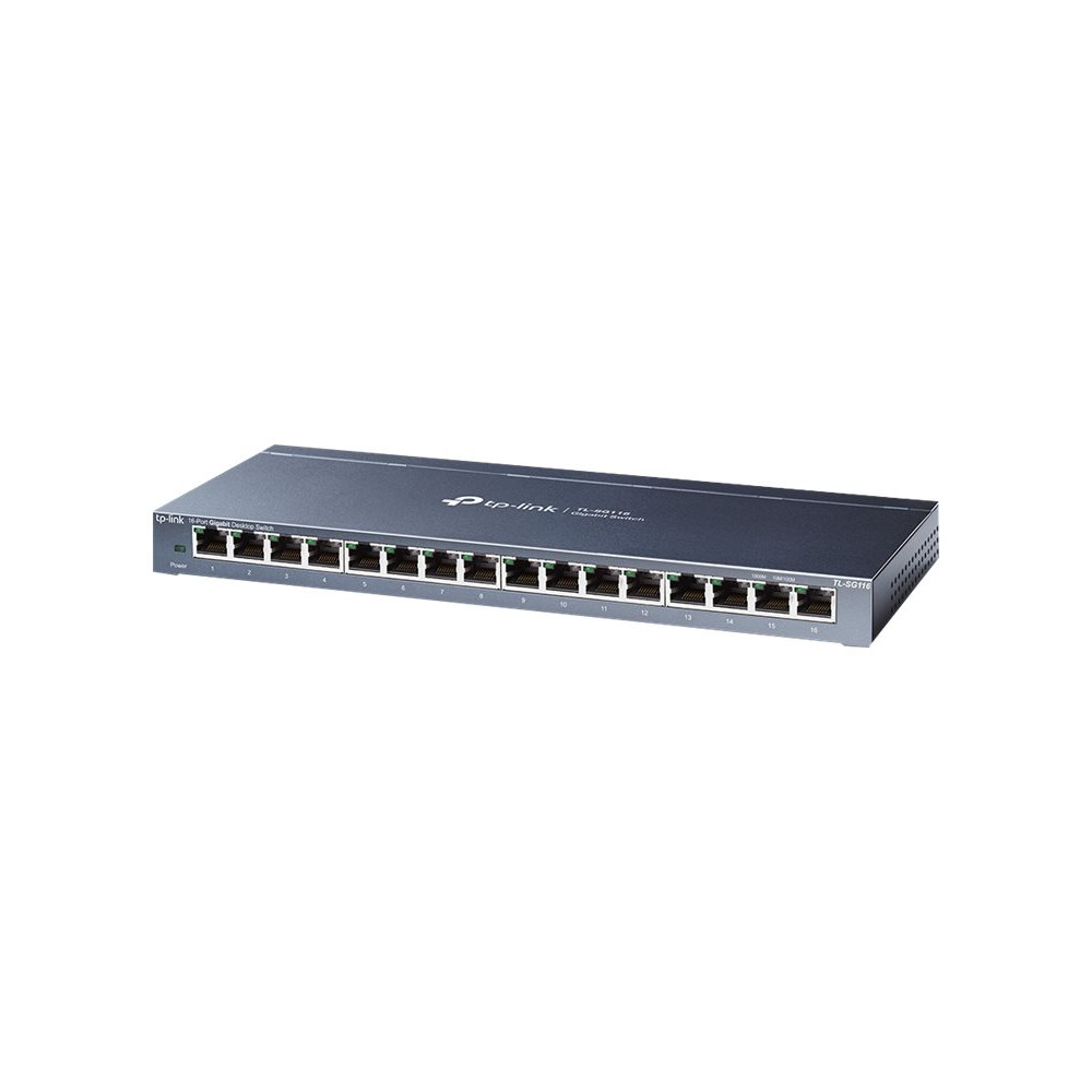 TP-LINK TL-SG116 16-PORT UNMANAGED GIGABIT SWITCH, METAL CASE, 5YR - Image 4
