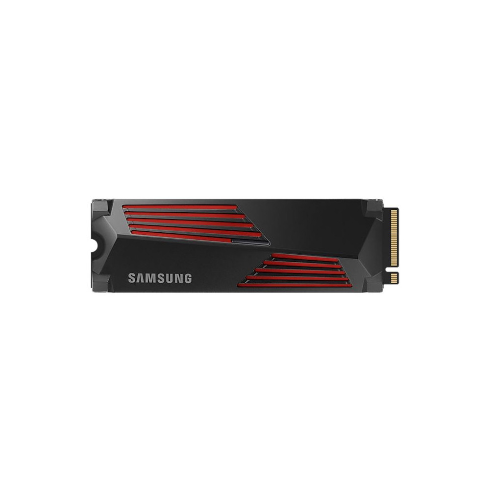 Samsung MZ-V9P1T0CW 990 Pro 1TB with Heatsink Gen4 NVMe SSD 7450MB/s 6900MB/s R/W 1550K/1200K IOPS 600TBW 1.5M Hrs MTBF for PS5 5yrs Wty - Image 1