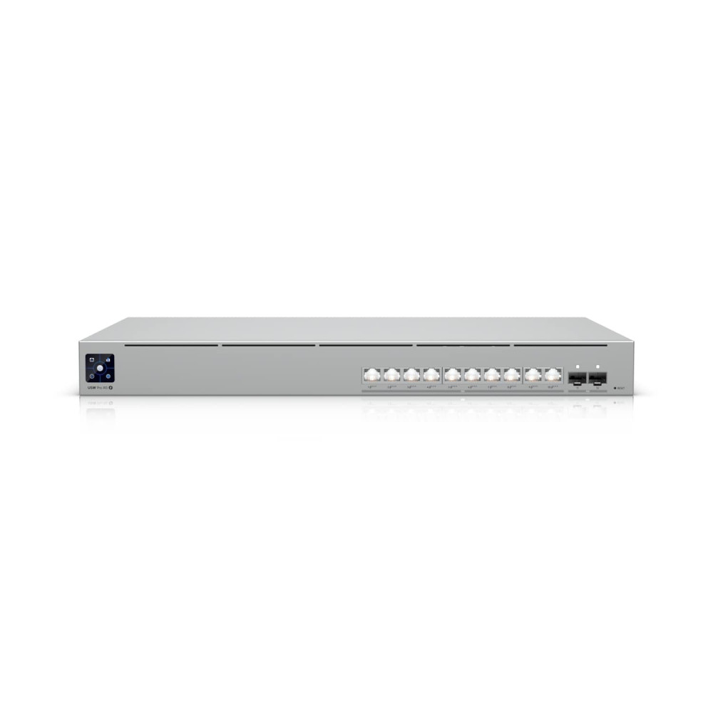 Ubiquiti USW-PRO-XG-10-POE Pro XG 10 PoE, 1U,Professional-grade 10-port, Layer 3 Etherlighting PoE+++ Switch,(10) 10 GbE and (2) 10G SFP+ Ports, - Image 1