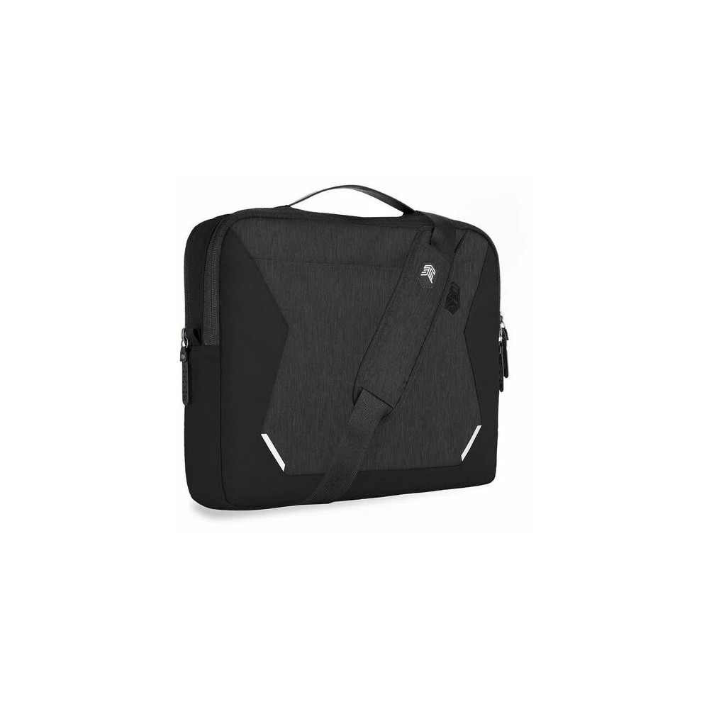 STM STM-117-431M-01 (MYTH BRIEF) LAPTOP SHOULDERBAG, FITS UP TO 14'', MAGNET BLACK , 3YR WTY