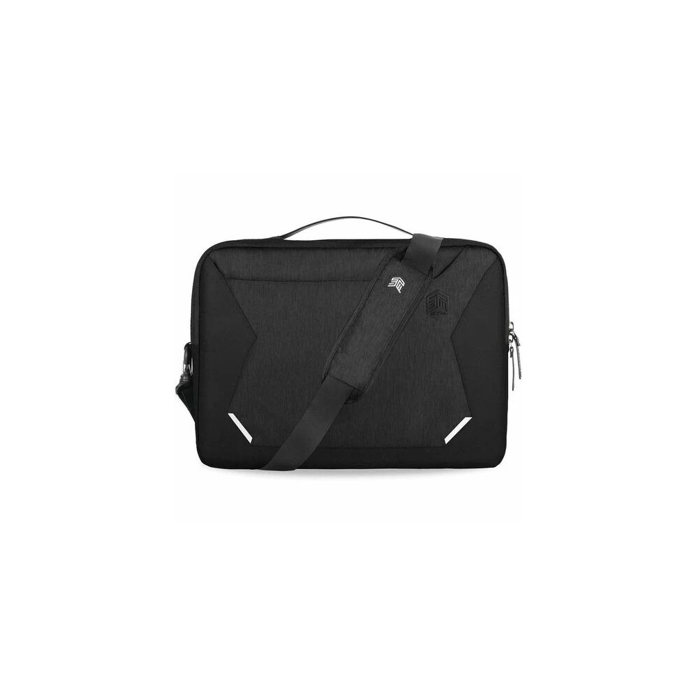 STM STM-117-431M-01 (MYTH BRIEF) LAPTOP SHOULDERBAG, FITS UP TO 14'', MAGNET BLACK , 3YR WTY