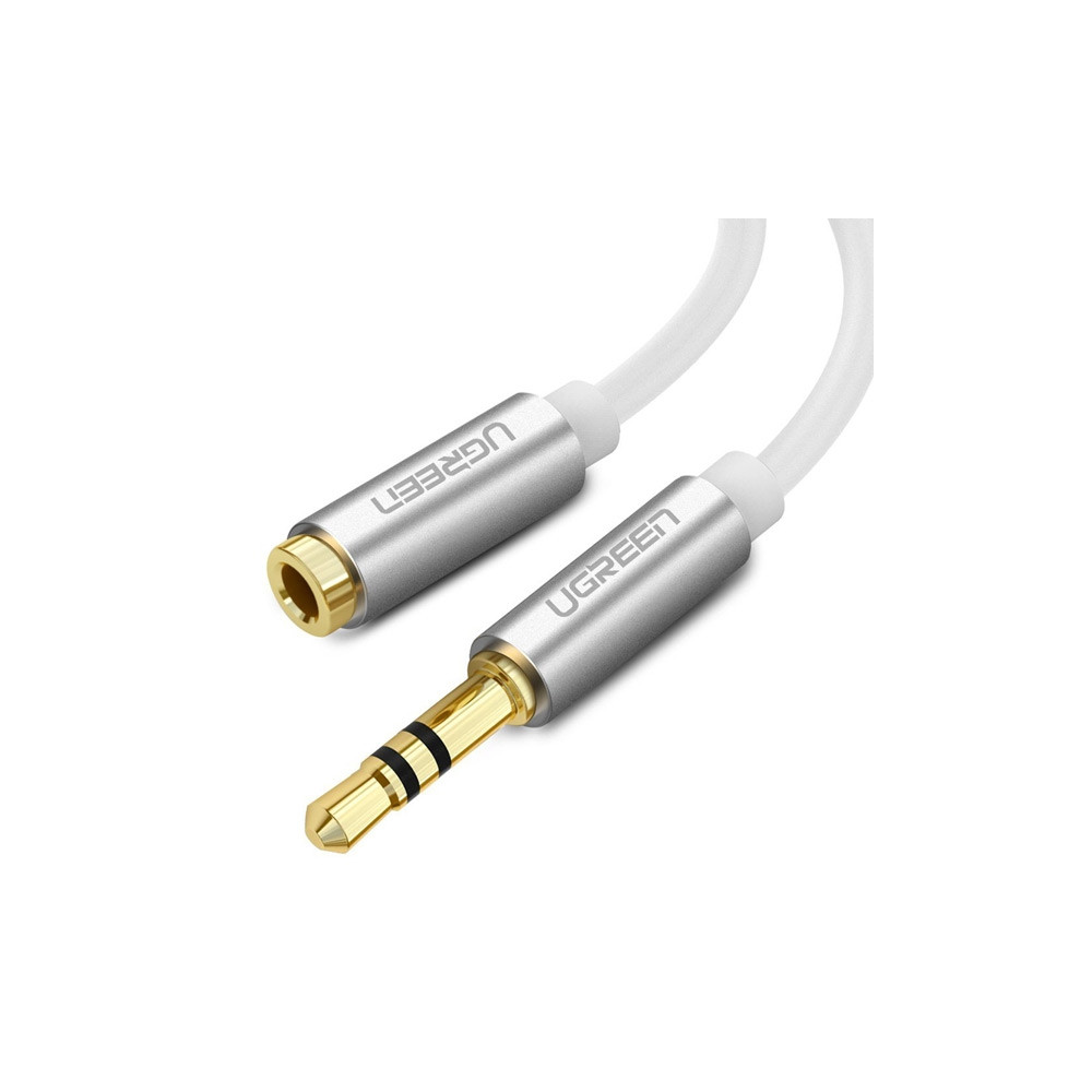 UGREEN 6957303817788 10778 3.5mm Male to 3.5mm Female Extension Cable 5m (White) - Image 3