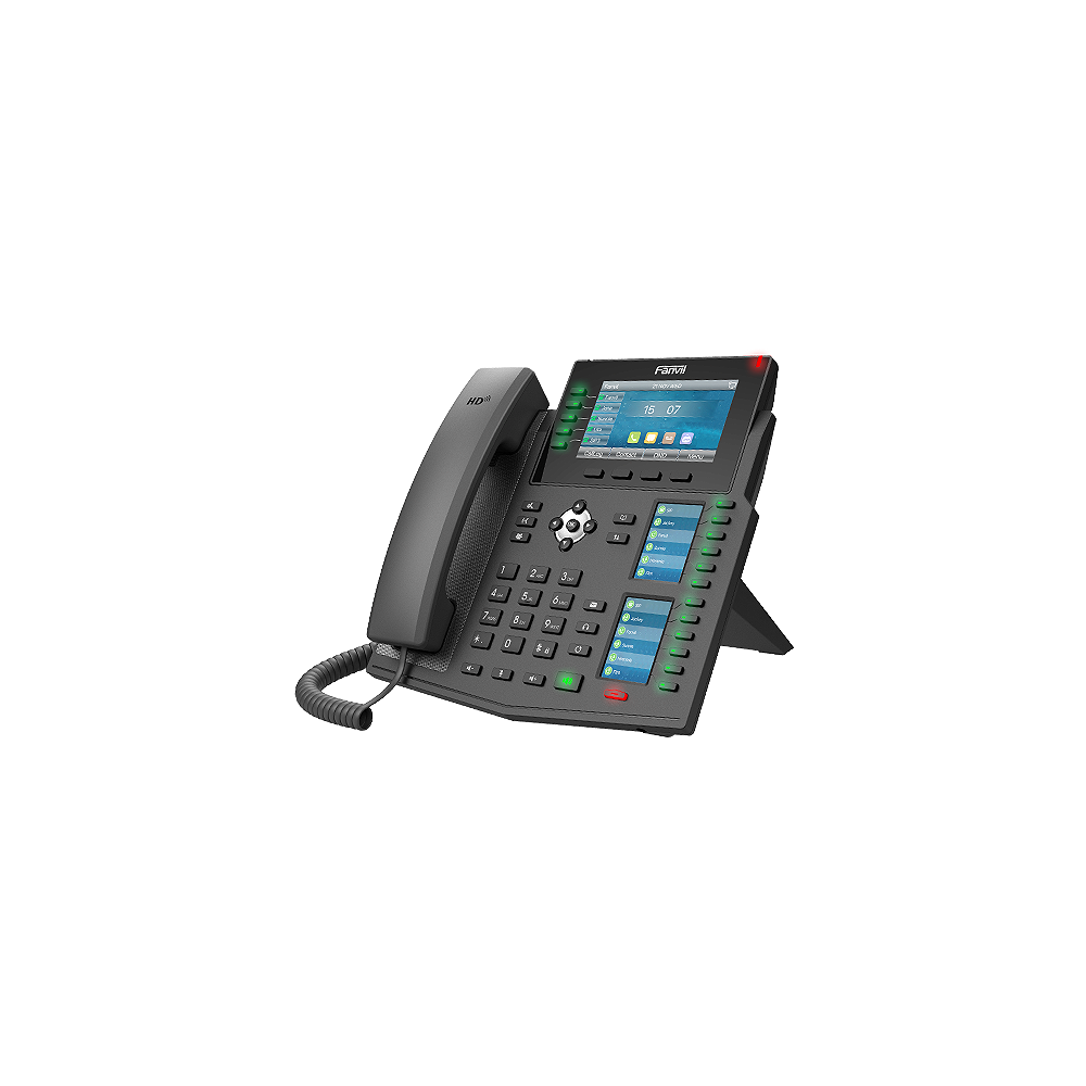 Fanvil X6U Enterprise IP Phone - 4.3' (Video) Colour Screen, 20 Lines, 60 x DSS Buttons, Dual Gigabit NIC, Built in Bluetooth, *SBC Ready (V2) - Image 1