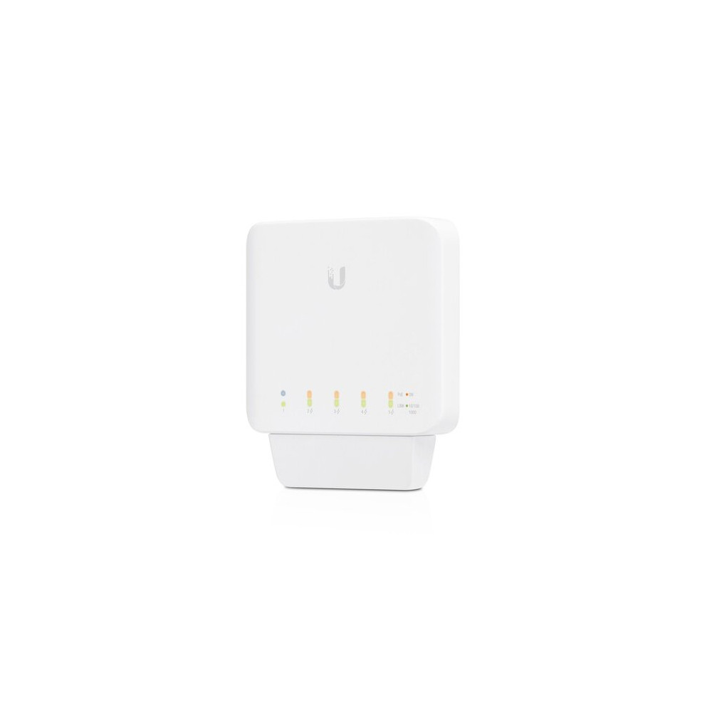 Ubiquiti USW-FLEX UniFi SWITCH FLEX, (5)GbE(4 PoE+; 1 PoE++), 46W, COMPACT, WALL/POLE, 1YR - Image 1