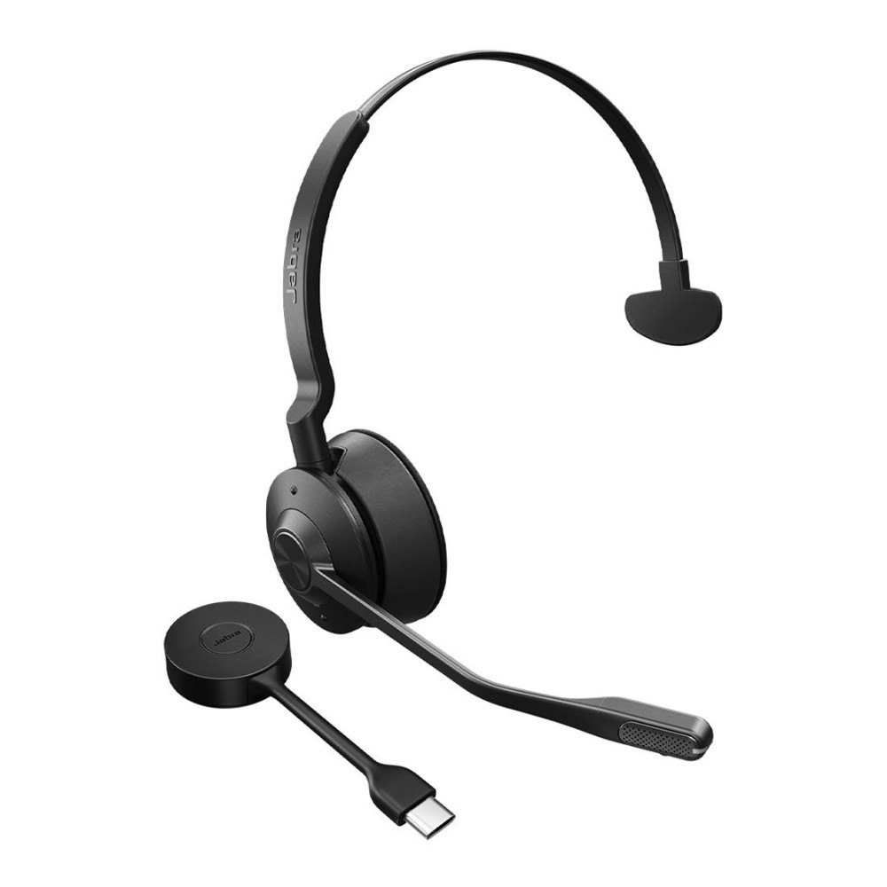 Jabra 9653-430-111 Engage 55 SE, Mono, Link400c, UC DECT Headset, 150m Wireless Range, Noise Cancelling, Flexible, Portable, Durable, Lightweight, Busylight - Image 1