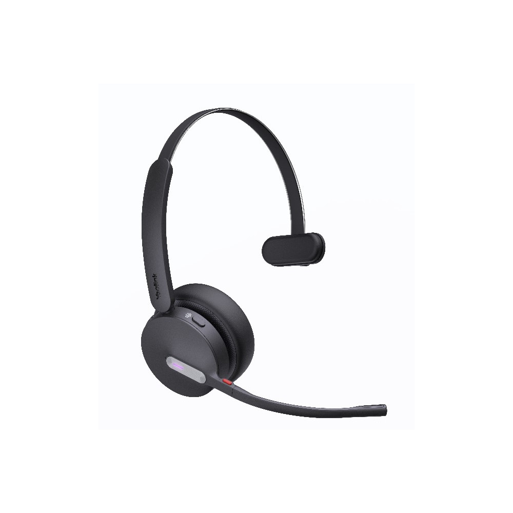 Yealink WH64-H-M-MS *LS WH64 Hybrid Mono Teams DECT Wireless Headset, DECT & Bluetooth Hybrid Wireless Technology, 3-Mic Noise Cancellation, Teams, Dongle WDD60 - Image 1