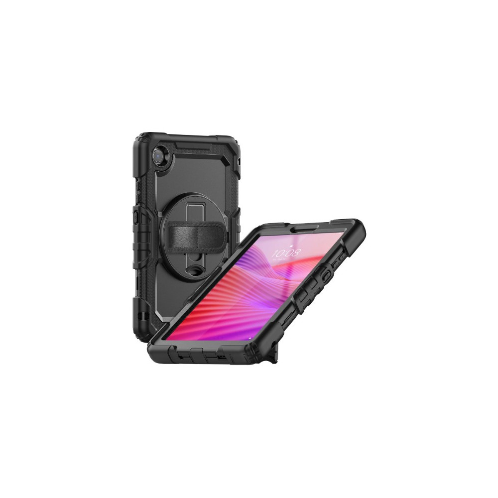 USP HDTA11A9 Rugged Samsung Galaxy A11/ Tab A9 (8.7') Case Black - Built-in-Kickstand, Hand & Shoulder Strap, DropProof,5 Years Warranty - Image 1