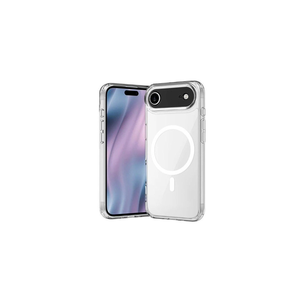 USP 6976552044202 Apple iPhone Air (6.5') Clear Rock Shockproof Case with MagSafe - Ultra-thin, Lightweight, Non-slip, Crystal Clear, 5 Years Warranty - Image 1