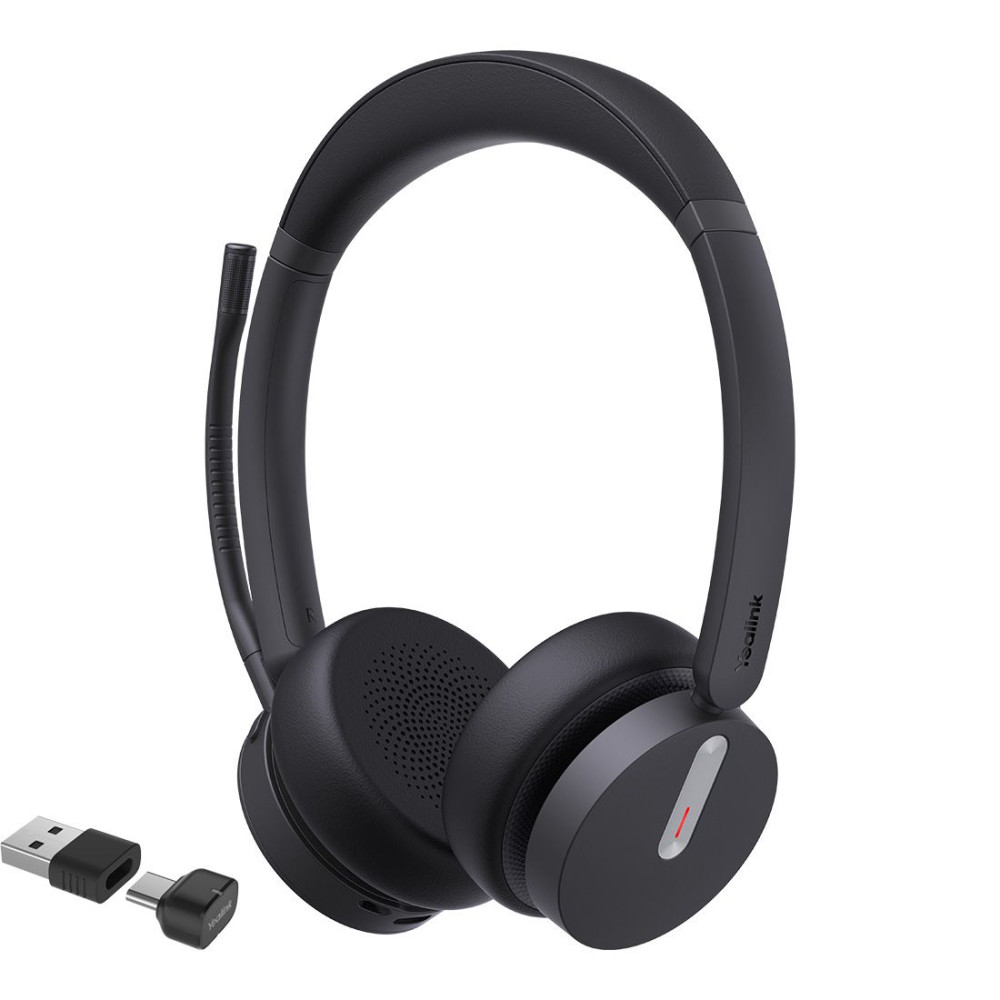 Yealink BH70-D-UC-C/A BH70 Bluetooth Wireless Stereo Headset UC, BT51 C Dongle with A Adapter, 3-Mic Noise Cancellation, 35 Hours Talk Time, Comfort Wearing - Image 1