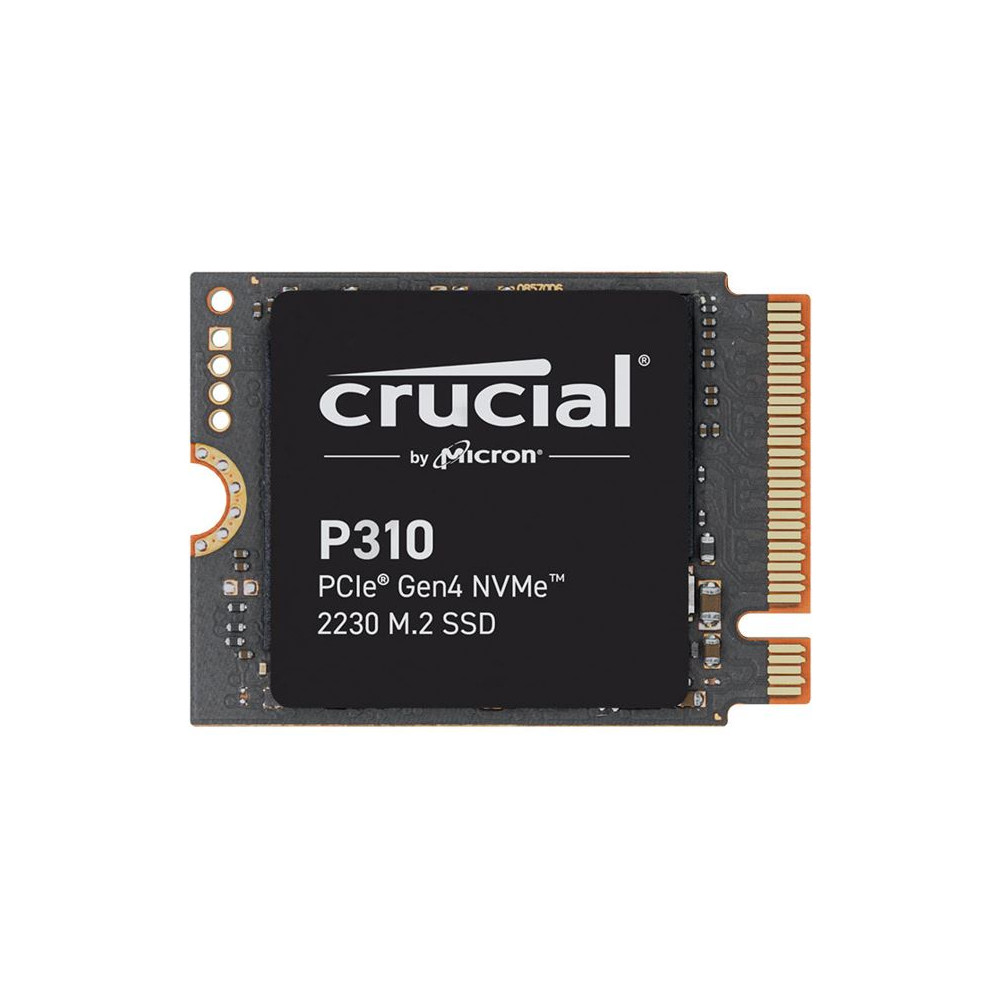 Micron (Crucial) CT1000P310SSD2 Crucial P310 1TB M.2 2230 NVMe SSD 7100/6000 MB/s 1M IOPS 220TBW 2M MTTF for MS Surface Pro Valve Steam Deck Asus Rog Ally Lenovo Legion Go MSI Claw - Image 1