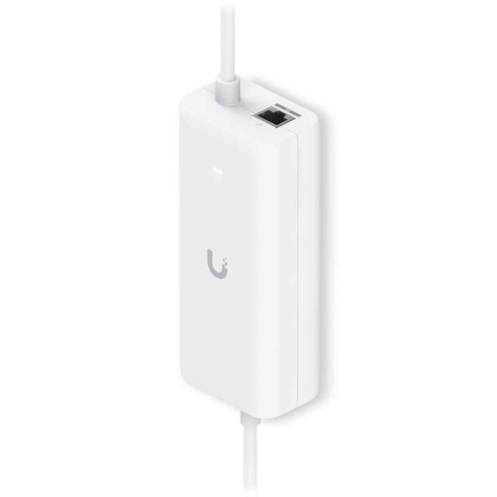 Ubiquiti UACC-POE+-USBC PoE Integrated AC Adapter, AC Adapter With Integrated PoE, Enabling UniFi Cloud Gateway Device To Support PoE Output On A Single Port - Image 1