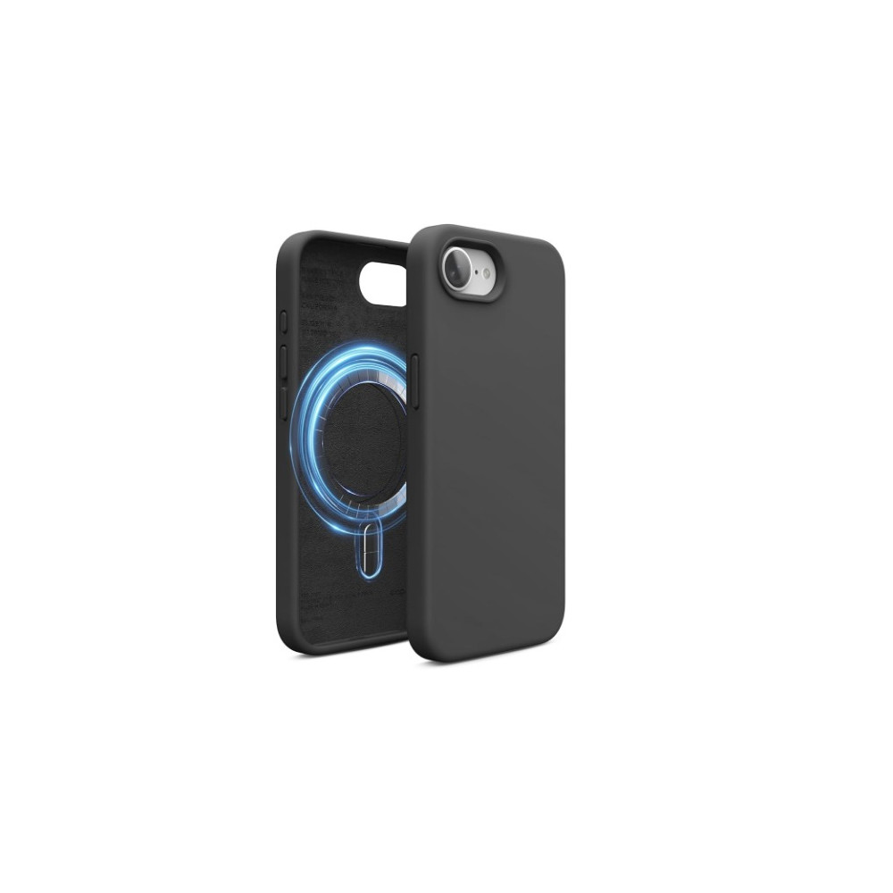 USP CSWMBI16E Apple iPhone 17e / iPhone 16e (6.1') Silicon Case Black with Magsafe - Shockproof , Raised Edges , Anti-Slip, 5 Years Warranty - Image 1