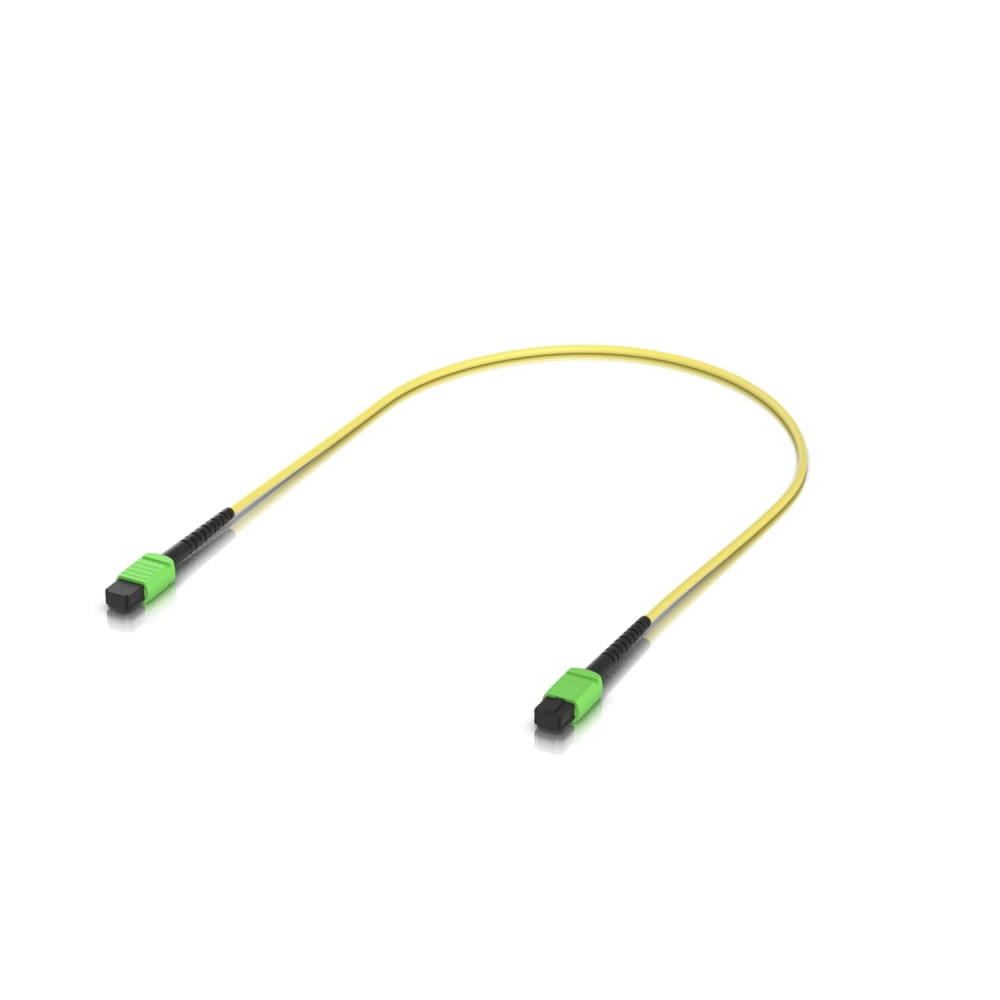 Ubiquiti UACC-OFC-SA-MPMP-0.5M OS2 MPO-12 APC Fiber Patch Cable, 0.5 m, Single-pack, Indoor OS2 Single-mode,MPO-12 Type B APC Connectors, For 100G Applications - Image 1