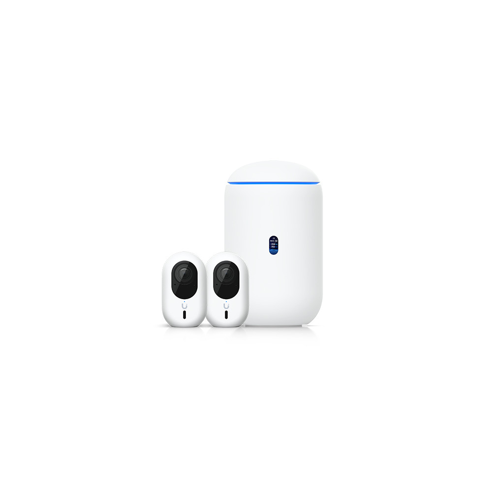 Ubiquiti NHU-UDR7-G6-INS-2 Advanced Home Surveillance Bundle (2 Instant Cameras Pack), Includes 1× UDR7, 2× UVC-G6-INS-W, *Requires MicroSD card for Protect Storage* - Image 1