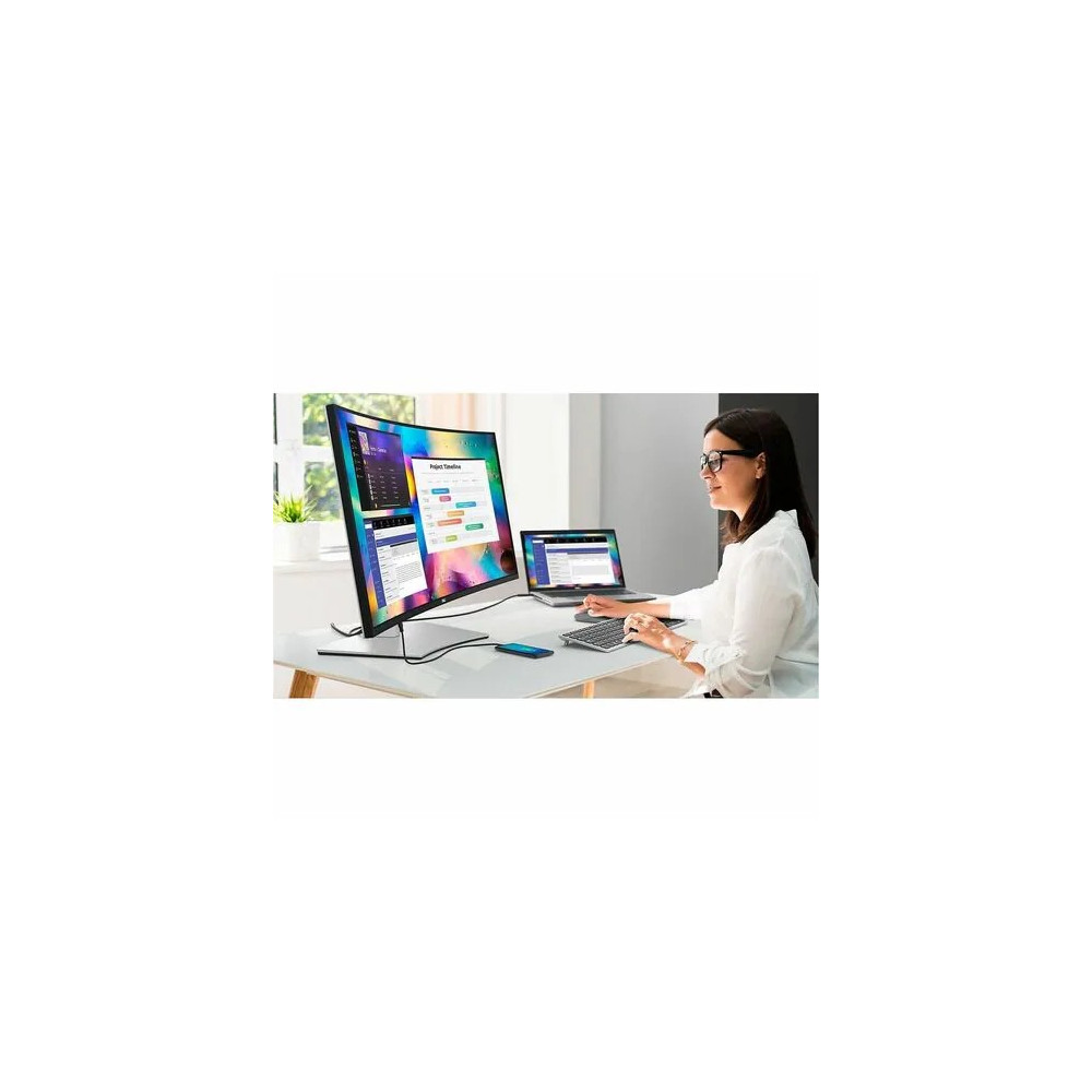 Dell U3824DW U-SERIES 38" (21:9) WQHD IPS CURVE LED,HDMI, DP,USB-C,USB(4),H/ADJ, SPKR,KVM, LAN,3YR - Image 12