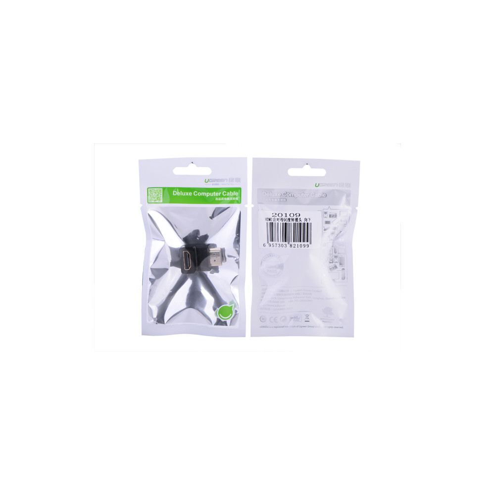UGREEN 6957303821099 20109 HDMI Male to Female Adapter--down - Image 4