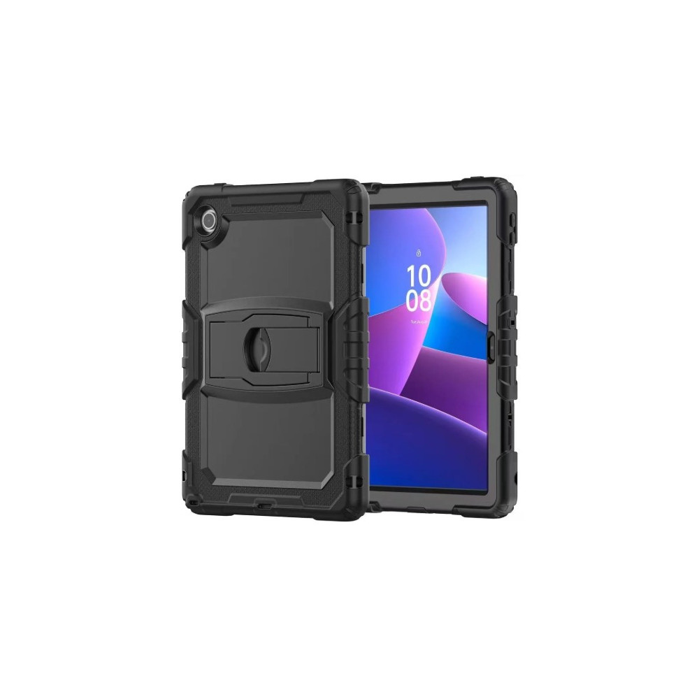 USP HDTLIT11 Rugged Lenovo Idea Tab 11 (11') Case Black - Built-in-Kickstand, Hand & Shoulder Strap, DropProof, 5 Years Warranty - Image 1