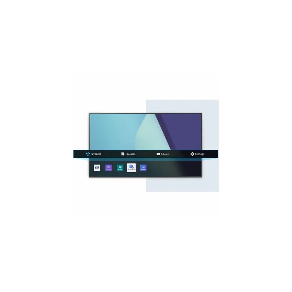 Samsung LH43QMCEPGCXXY (QMC) PRO DISPLAY, 43" UHD, 500NITS, HDMI(3), LAN/WIFI, SPK, PORT/LAND, 24H/7D, 3Y