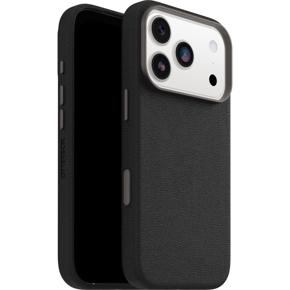 Otterbox 77-99061 Symmetry Cactus Leather MagSafe Apple iPhone 18 Pro Max / iPhone 17 Pro Max (6.9') Noir Ash (Black) - , 7 Years Warranty - Image 1
