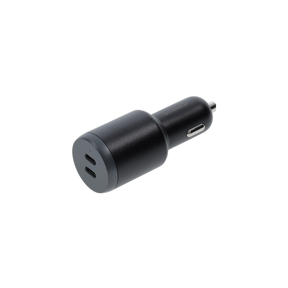 Otterbox 77-98237 100W Dual Port Standard Fast Car Charger - Black , 2 USB-C, Smart & Compact design, Hassle-Free, 2 Years Warranty - Image 1