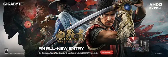 GIGABYTE Onimusha promotion